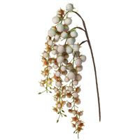 Sztuczna gałązka zwisająca jasnoniebieska 78 cm komplet 6 szt