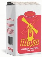 Mąka pszenna tortowa TYP 450 | Bolesławiec | 1 kg | Dolnośląskie Młyny