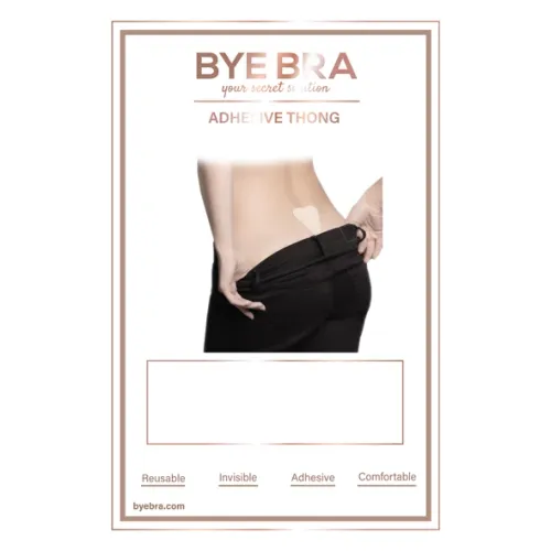 bye bra adhesive thong nude one size - samoprzylepne bezszwowe stringi na Arena.pl