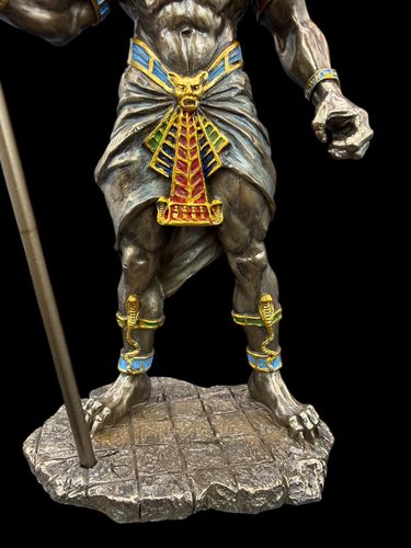 EGIPSKI BÓG ANUBIS Z KOBRĄ VERONESE (WU76642A4) na Arena.pl