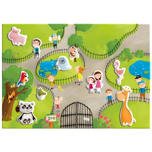 Gra Edukacyjna Magnetyczna Zoo Dla Dzieci 200207 na Arena.pl