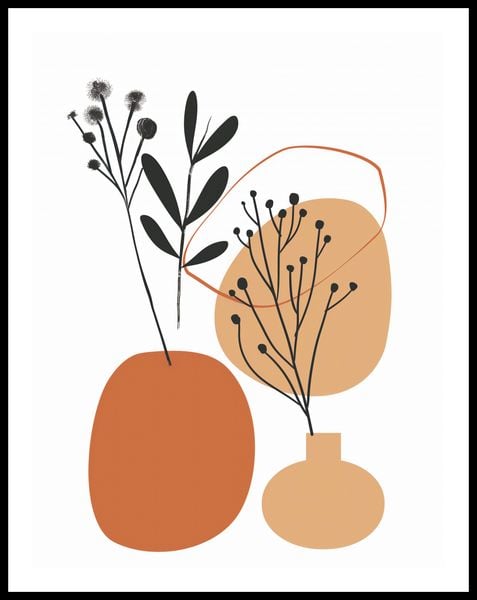 Plakat 50x65cm Botaniczny Pastel zdjęcie 3