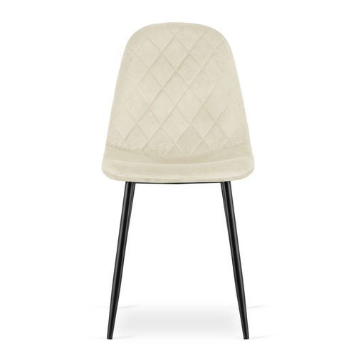 Krzesło ASTI - beż aksamit x 3 na Arena.pl