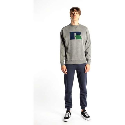 BLUZA RUSSELL ATHLETIC BENJAMIN 090 GREY MARL (E96042-090) L na Arena.pl