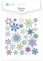 NAKLEJKI ŚNIEŻYNKI 30SZT DPNK-025 DP CRAFT