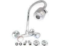 BATERIA KUCHENNA KLASYCZNA ŚCIENNA FLEX Z DŁUGĄ WYLEWKĄ