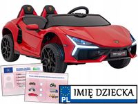 2X szybkie AUTKO DLA DZIECI na akumulator Lamborghini Revuelto XL PILOT