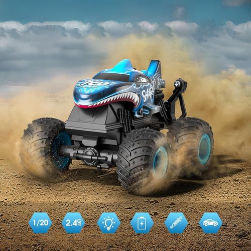SAMOCHÓD ZDALNIE STEROWANY CRAWLER MONSTER TRUCK REKIN RC 4X4 360° LED na Arena.pl