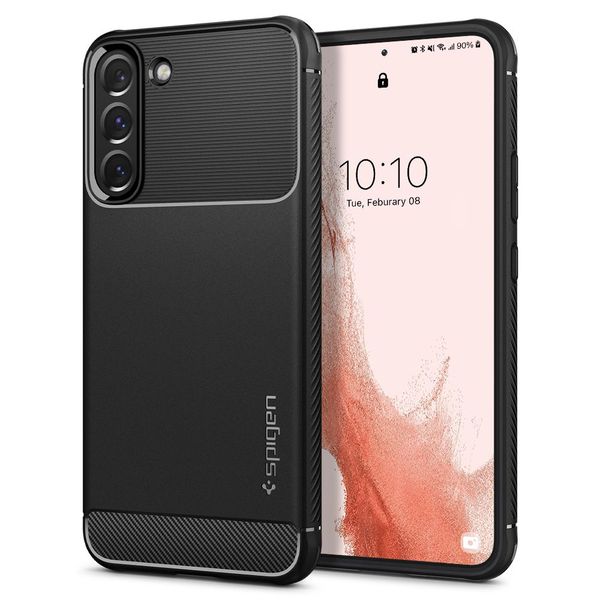 SPIGEN RUGGED ARMOR GALAXY S22 MATTE BLACK zdjęcie 1
