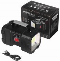 szperacz latarka akumulatorowa dwustronna powerbank taktyczna kraft&dele
