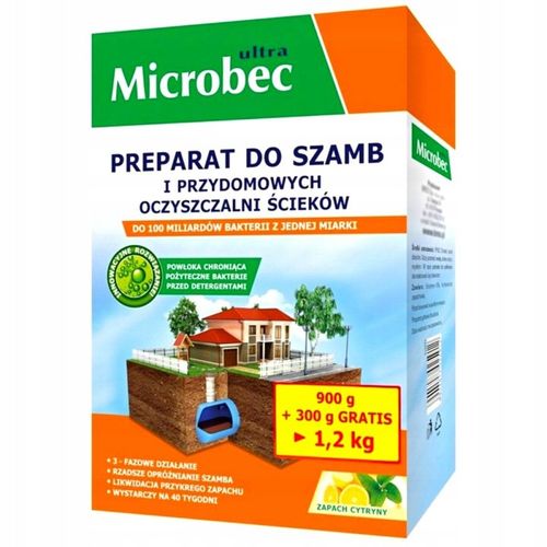 BIO MICROBEC Ultra 10 x MOCNIEJSZY BAKTERIE 1,2 kg na Arena.pl