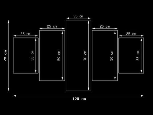 75CM 120 OBRAZ 5 ELEM MAJSTERSZTYK ŚCIENNY DRUK na Arena.pl