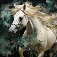 Plakat 40x40cm Dziki Duch