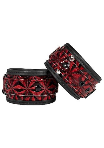 Luxury Hand Cuffs - Burgundy na Arena.pl