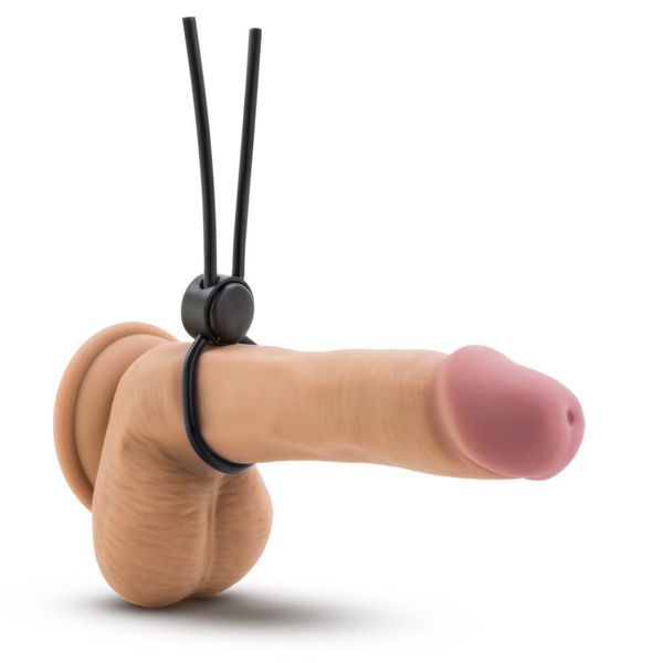 Stay Hard Silicone Loop Cock Ring Black zdjęcie 5