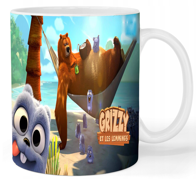 Kubek ceramiczny Grizzy i Lemingi zdjęcie 1