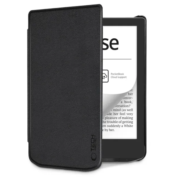 Etui TechProtect SmartCase na PocketBook Verse / Pro / Lite - czarne zdjęcie 1