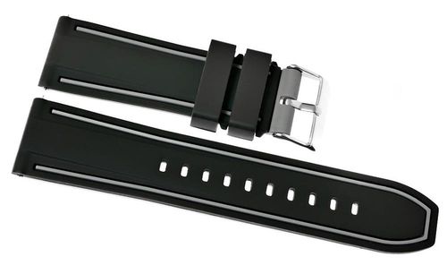 Pasek silikonowy CZARNO-SZARY U14-20-9 na Arena.pl