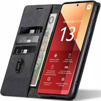ETUI SKÓRZANE DO XIAOMI REDMI NOTE 13 PRO 4G / POCO M6 PRO 4G +SZKŁO