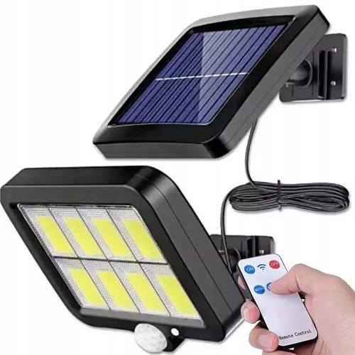 LAMPA SOLARNA 120 COB LED KABEL 5M LS2 na Arena.pl