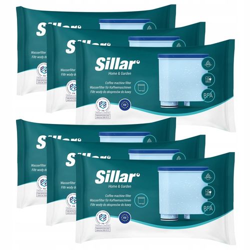6x filtr Sillar do ekspresów Saeco Philips Latte GO AquaClean na Arena.pl