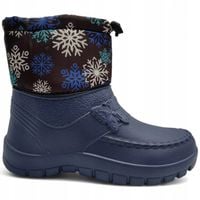 DAMSKIE KALOSZE ŚNIEGOWCE WODOODPORNE BUTY OCIEPLANE ZIMOWE PIANKOWE