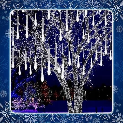 METEORY 10 SPOLI 50 CM 360 LED LAMPKI PADAJĄCY ŚNIEG SOPLE GIRLANDA 8 m na Arena.pl