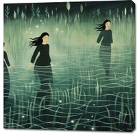 Obraz 100x100cm Pośród Ciszy