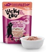 Karma dla kota bez cukru i zbóż Lucky Lou Extrafood Tuńczyk w bulionie 70g