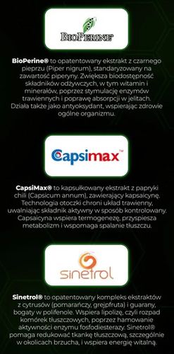 TERMOGENIK MOCNY SPALACZ TŁUSZCZU Fat Burner Amix Detonatrol na odchudzanie na Arena.pl