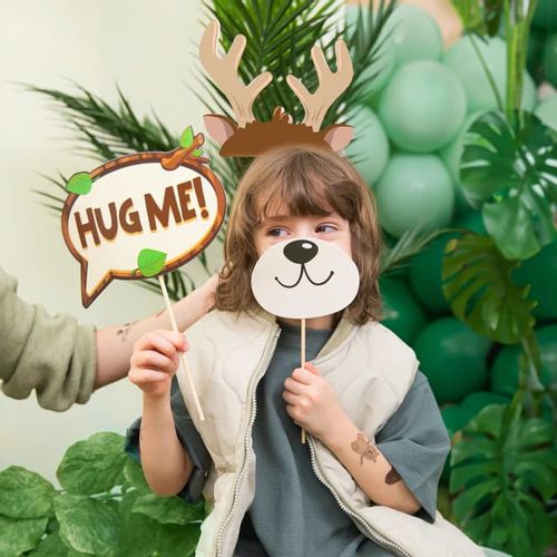 Akcesoria rekwizyty do zdjęć Leśni przyjaciele, 9 szt. na Arena.pl