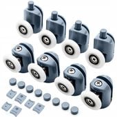 Komplet Rolek do Kabiny Prysznicowej Kółka Rolki do Kabin Prysznicowych x 8