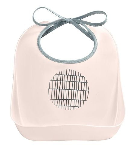Beaba Śliniak treningowy z kieszonką Pink Grid na Arena.pl