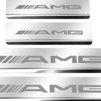 Listwa progowa MERCEDES GLA X156 AMG Stal nierdzewna 304 połysk 4szt
