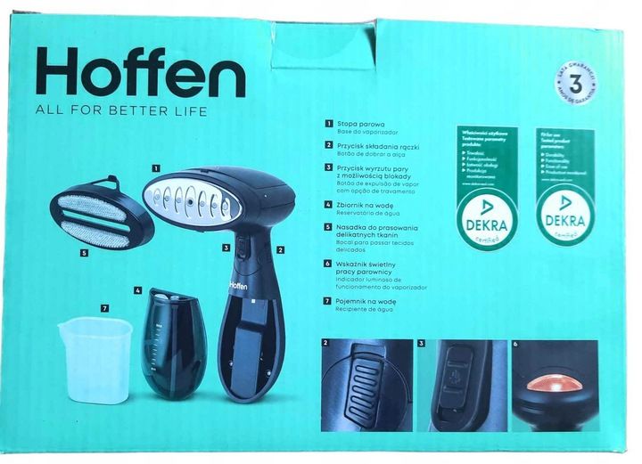 Hoffen parownica do ubrań składana steamer pionowe prasowanie HO-00016 zdjęcie 3