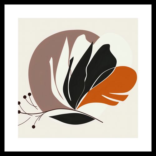 Plakat 40x40cm Elegancja Roślinna na Arena.pl