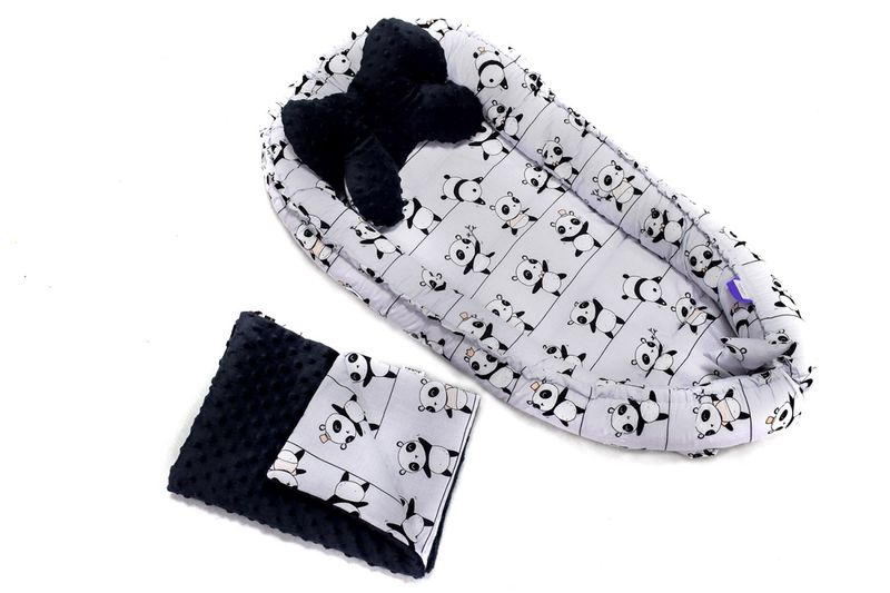 Kokon niemowlęcy 50x90, kojec, gniazdko pandy zdjęcie 2