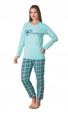 PIŻAMA DAMSKA BAWEŁNIANA DUŻO WZORÓW ROZM. XL na Arena.pl