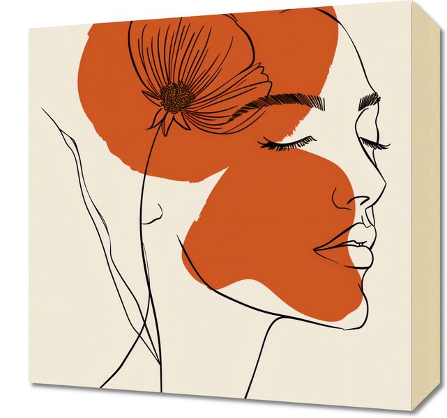 Obraz 40x40cm Ciepło Kwiatu zdjęcie 1