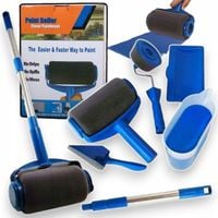 WAŁEK DO MALOWANIA SCIAN NIEKAPIĄCY UNIWERSALNY WAŁKI ZESTAW MALARSKI 5w1