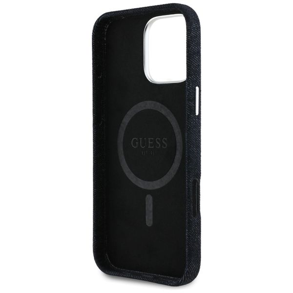 Etui Guess do iPhone 16 Pro Max, Czarny, MagSafe zdjęcie 7