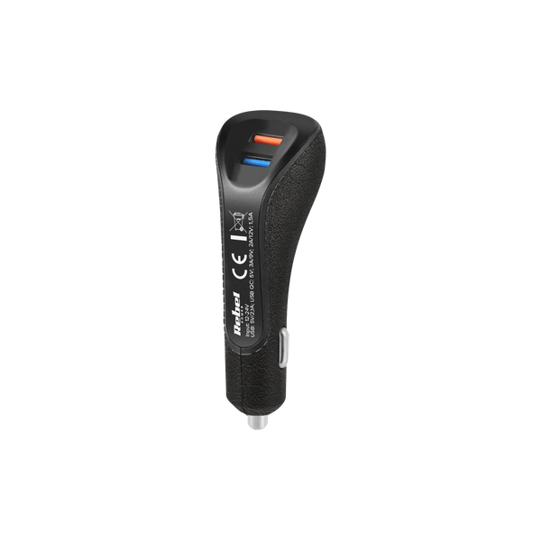RB-6300 Ladowarka samochodowa REBEL 2xUSB 5100mA zdjęcie 1