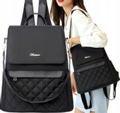 Modny Plecak damski miejski plecaczek sportowy  T85_A_Czarny