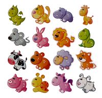 Magnes Na Lodówkę - Zwięrzątka - Silikon (16Pcs Animal)