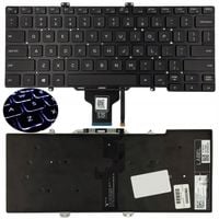 Klawiatura do Dell Latitude 14 3400 5400 7400 RN86F z podświetleniem LED