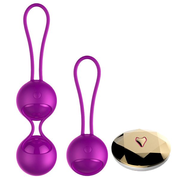 Kulki-Vibrating Silicone Kegel Balls Set USB 10 Function / Remote control zdjęcie 1