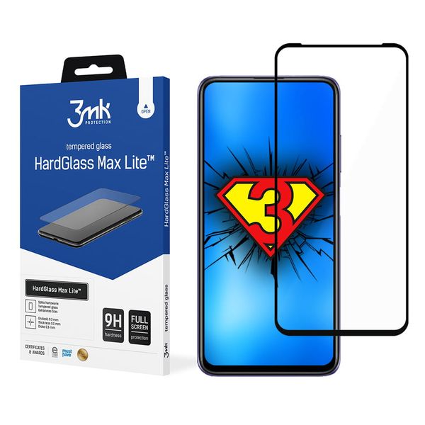 3MK HARD GLASS MAX Lite Redmi Note 9T zdjęcie 1