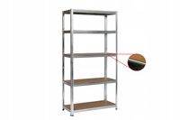 REGAŁ MAGAZYNOWY WARSZTATOWY SOLIDNY 5 PÓŁEK 150x75x30 750 kg KLT30C