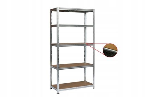 REGAŁ MAGAZYNOWY WARSZTATOWY SOLIDNY 5 PÓŁEK 150x75x30 750 kg KLT30C na Arena.pl