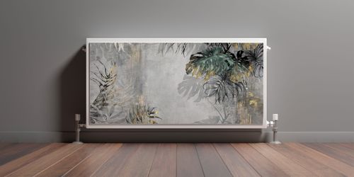 Mata MAGNETYCZNA Grzejnika Tropikalne Liście Rośliny 80cm x 60cm na Arena.pl